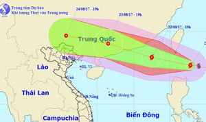 Dự báo thời tiết hôm nay 22/8: Bão Hato sẽ đi vào Biển Đông