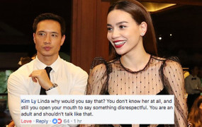 Kim Lý phản ứng dữ dội khi Hà Hồ bị chê 'đẹp người, xấu nết'