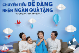 Chuyển tiền dễ dàng – Nhận ngàn quà tặng