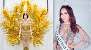 Đại diện Việt Nam mang hơn 20kg lúa đi thi Hoa hậu Hoàn vũ Quý bà 2017