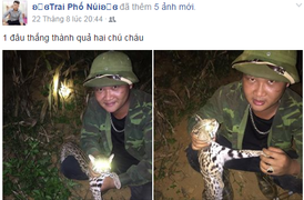 Truy tìm nam thanh niên giết hại mèo rừng rồi khoe 'chiến tích' trên facebook