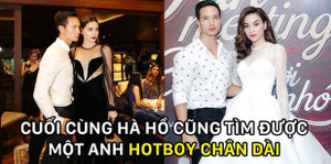 Cuối cùng, Hồ Ngọc Hà cũng đã có anh người yêu 'chân dài' nhất so với những tình cũ