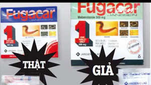 Cách phân biệt thuốc tẩy giun Fugacar giả và thật