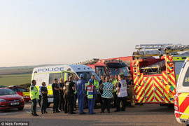 Xuất hiện đám mây lạ nghi chứa chất độc hóa học ở Anh