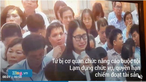 Phiên xử đại án Oceanbank ngập nước mắt