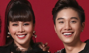 Hoa hậu Hằng Nguyễn cùng Juun Đăng Dũng đưa vải lãnh Mỹ A trở lại sàn diễn