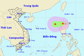 Dự báo thời tiết hôm nay 31/8: Áp thấp nhiệt đới giật cấp 9 tiến thẳng Biển Đông