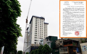 Tháo dỡ phần sai phạm công trình 8B Lê Trực: Chủ đầu tư đưa bằng chứng gây sốc