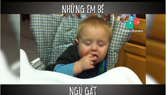 Phì cười những khoảnh khắc ngủ gật siêu dễ thương của trẻ con