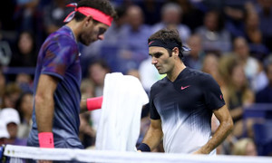 Thua Del Potro, Federer lỡ hẹn với Nadal ở bán kết US Open 2017