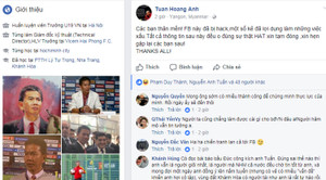 HLV Hoàng Anh Tuấn nói facebook bị tấn công, phủ nhận muốn làm thầy Công Phượng