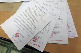 Làm giả giấy xác nhận của Sở NN&PTNT để khất nợ