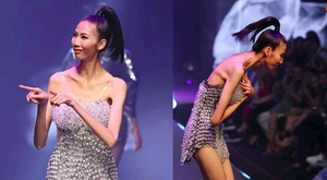 Cao Ngân Top Model gầy thảm hại, khoe 'da bọc xương' khiến khán giả chỉ trích dữ dội