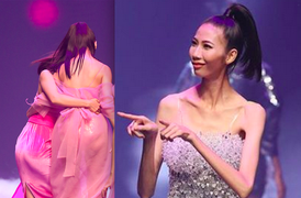 Video: Hành động đẹp của Cao Ngân, Lại Thanh Hương đêm Chung kết All Stars