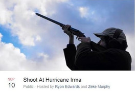 Cảnh sát Florida cảnh báo ý định nổ súng đuổi siêu bão Irma của người dân