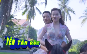 An ủi người tình, Kim Lý âu yếm gọi Hà Hồ là 'baby'