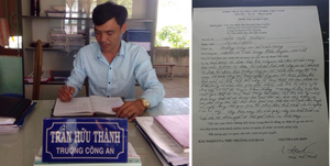 Vì lương thấp, trưởng công an xã xin nghỉ việc để đi làm thuê