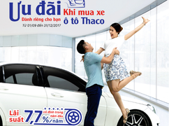 Mua xe ôtô tại Thaco – Hưởng ngay lãi suất ưu đãi chỉ từ 7,7%/năm