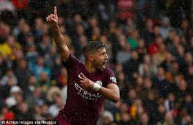 Trực tiếp Watford vs Man City vòng 5 Ngoại Hạng Anh 2017