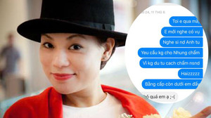 Vợ Xuân Bắc tiếp tục tung bằng chứng tố NSND Anh Tú chèn ép