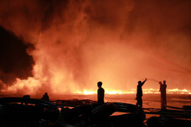 Ảnh, video: Hiện trường vụ cháy lớn công ty nhựa ở Hải Phòng