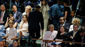 Ảnh: Đại sứ Triều Tiên bỏ ra ngoài khi ông Trump phát biểu ở Liên Hợp Quốc