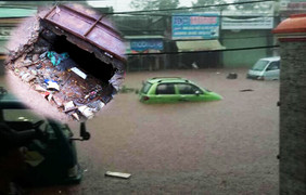 Tìm thấy thi thể nữ sinh bị nước mưa cuốn vào miệng cống ở Bình Phước