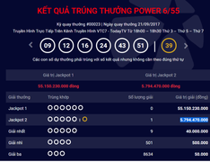 Lần đầu tiên có khách hàng trúng giải Jackpot 2 trị giá gần 6 tỷ đồng