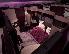 Cuộc cách mạng hàng không: Trải nghiệm giường đôi siêu thoải mái trên máy bay