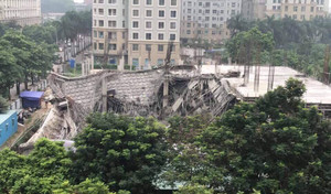 Sập trường mầm non ở Mỹ Đình: 'Chủ đầu tư không xuất hiện, đòi đưa máy xúc vào dọn hiện trường'