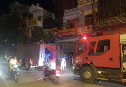 Cháy nhà 6 tầng ở Thái Bình, một thai phụ nhập viện trong đêm