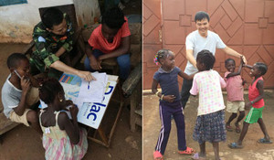 Lớp học 'thiếu sách, thừa muỗi' của sĩ quan gìn giữ hòa bình Việt Nam ở Trung Phi