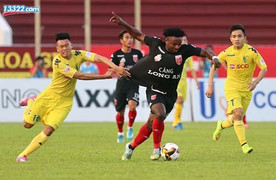 Trực tiếp Hà Nội vs Long An vòng 20 V-League 2017