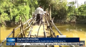 Lạnh người cảnh đi qua những cây cầu rung bần bật ở Quảng Trị