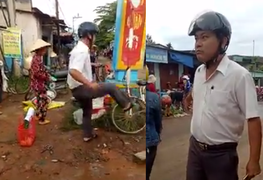 Video: Cán bộ dẹp vỉa hè la hét, đá tung hàng hóa của người dân ở Đắk Lắk