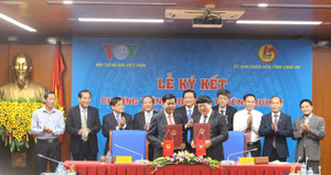 VOV ký kết chương trình hợp tác tuyên truyền với tỉnh Long An