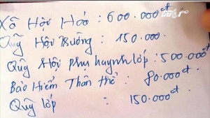 Nghệ An: Các khoản thu tự nguyện đầu năm học khiến phụ huynh 'méo mặt'