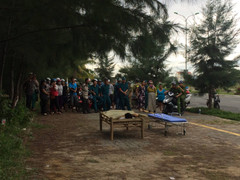 Thi thể nam thanh niên trong tư thế treo cổ ở bãi biển Đà Nẵng