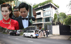 Cận cảnh biệt thự hoành tráng của Hoa hậu Đặng Thu Thảo và đại gia Trung Tín