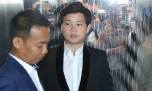 Đại gia Nguyễn Trung Tín lịch lãm đến địa điểm tổ chức tiệc cưới với Đặng Thu Thảo