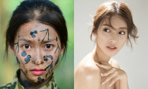 Khả Ngân gây sốc khi để mặt mộc tham gia truyền hình thực tế