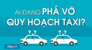 Ai đang phá vỡ quy hoạch taxi?