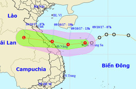 Áp thấp nhiệt đới khả năng mạnh lên thành bão trước khi tiến vào đất liền