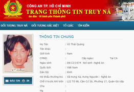 Công an TP.HCM di lý phóng viên trốn truy nã 18 năm