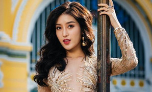Á hậu Huyền My lấy lại phong độ, dẫn đầu bình chọn 'Miss Grand International 2017'