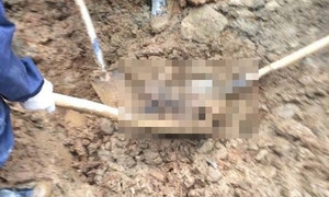 Sạt lở vùi lấp 18 người ở Hòa Bình: Tìm thấy một phần thi thể của nạn nhân