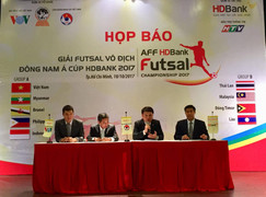 VOV, VFF tổ chức Giải Futsal Đông Nam Á 2017