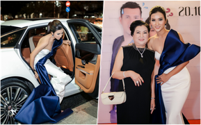 Kim Tuyến khoe vòng một sexy, lái siêu xe 6 tỷ đồng đi dự sự kiện