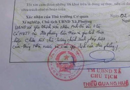 Bộ Tư pháp nghiêm cấm phê xấu vào lý lịch công dân