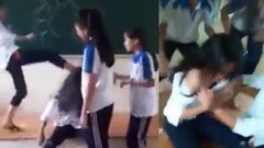 Đình chỉ học nhóm nữ sinh Hà Nội đánh hội đồng bạn cùng trường